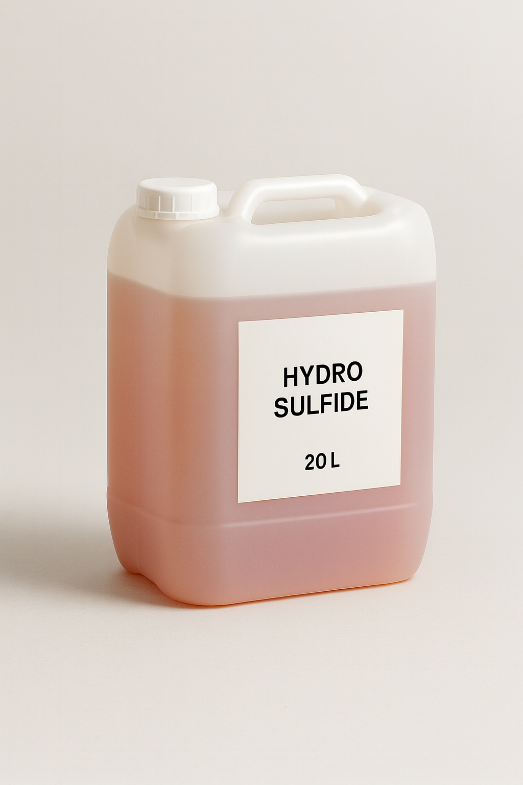Hydro Sulfide in Clear Jerrycan